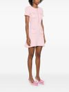 self portrait - Short pink dress with pockets - 4