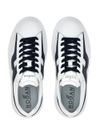 hogan - H-Stripes sneakers in white and blue leather - 4