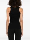 pinko - Black 'Calcolatore' tank top - 1