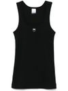 pinko - Black 'Calcolatore' tank top