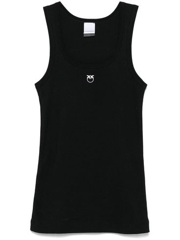 PINKO - Black 'Calcolatore' tank top