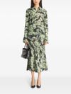 tory burch - Green floral print shirt - 3