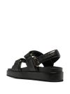 tory burch - Sandali slingback neri con doppia fascia - 1