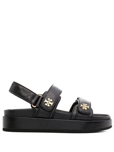 TORY BURCH - Sandali slingback neri con doppia fascia