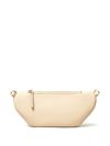 tory burch - Quilted cream belt bag with logo - 3