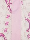 liu jo - Pink scarf with all-over logo - 1