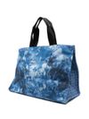 liu jo - Blue graphic print bag with logo - 3