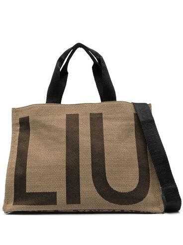 LIU JO - Brown bag with logo