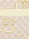 liu jo - Yellow scarf with all-over logo - 1