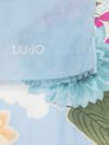 liu jo - Light blue scarf with multicolor flower print - 1