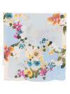 liu jo - Light blue scarf with multicolor flower print