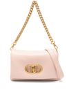 liu jo - Powder pink puff bag with logo