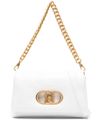 liu jo - Optical white puff bag with logo