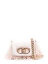 liu jo - Powder pink bag with soft feathers