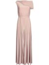 liu jo - Powder pink jumpsuit with ruffles