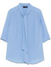 liu jo - Oversized sky blue blouse