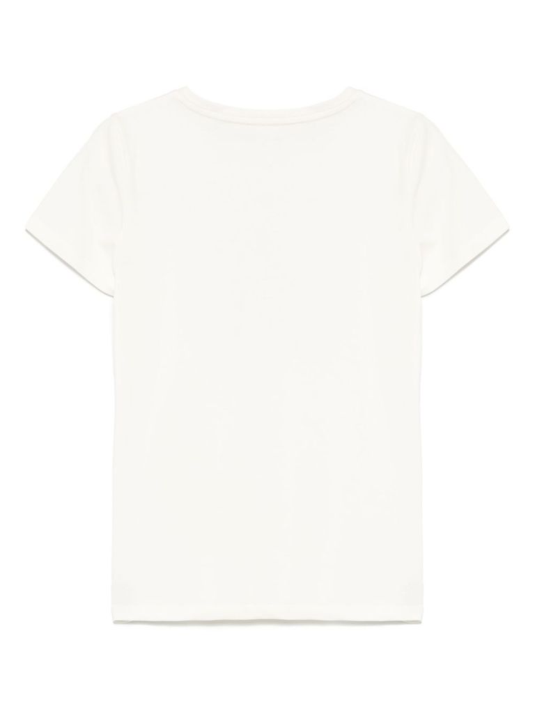 Liu •jo White T-shirt With Graphic Print In Multicolour