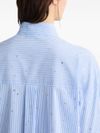 liu jo - Light blue shirt embellished with rhinestones - 5