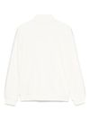 liu jo - White zip-up sweatshirt embellished on the sleeves - 1