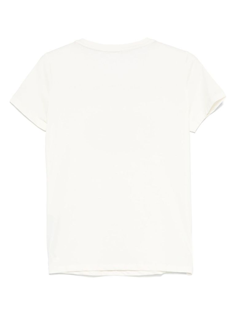 Liu •jo White T-shirt With Logo On The Chest In White