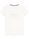 liu jo - White t-shirt with logo on the chest