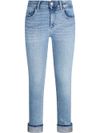 liu jo - Long blue jeans with rolled-up cuffs