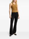 liu jo - Long slim black flared jeans - 5