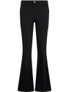 liu jo - Long slim black flared jeans