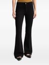 liu jo - Long slim black flared jeans - 6