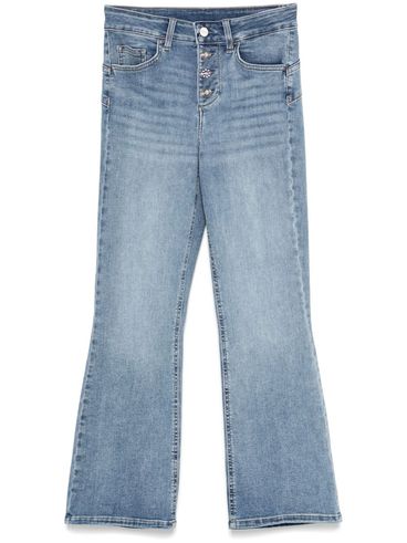 LIU JO - Distressed blue jeans