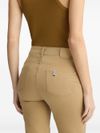 liu jo - Long camel-colored flared jeans - 1