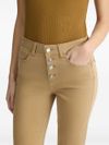 liu jo - Long camel-colored flared jeans - 3