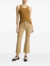 liu jo - Long camel-colored flared jeans - 6