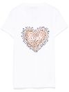 liu jo - White t-shirt with Heart graphic