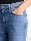 liu jo - Straight-leg high-waisted blue jeans - 2