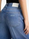 liu jo - Straight-leg high-waisted blue jeans - 4