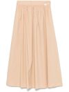 liu jo - Long beige draped skirt