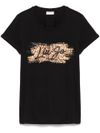 liu jo - Black t-shirt with logo print