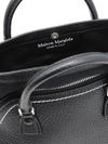 maison margiela - Borsa tote 5AC Classique mini in pelle martellata - 10