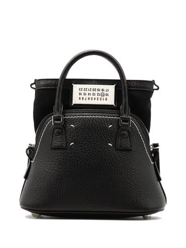 MAISON MARGIELA - Borsa tote 5AC Classique mini in pelle martellata