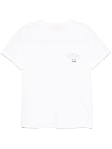 LIU JO - White t-shirt with logo