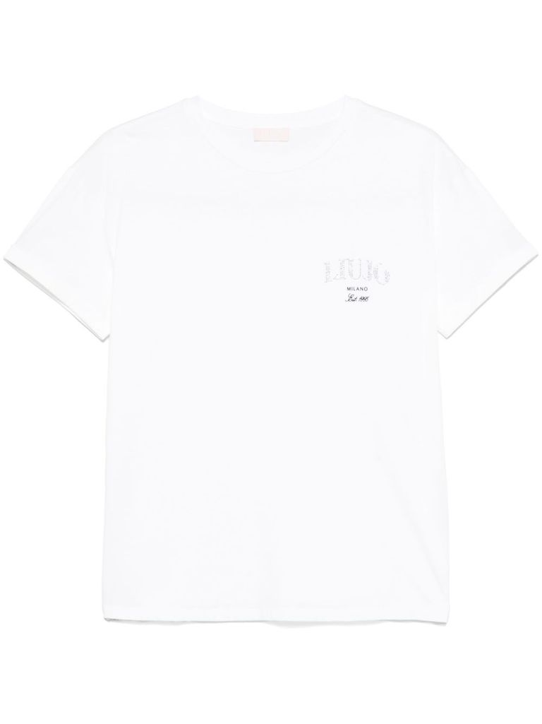 Liu •jo White T-shirt With Logo In White
