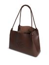 etro - Brown leather bag with embroidered logo - 4