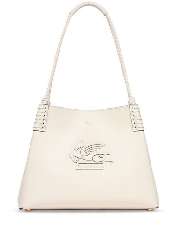 ETRO - Borse bianco sporco con logo cucito