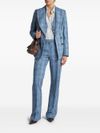 etro - Double-breasted blazer with paisley lining - 1