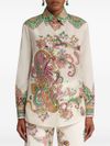 etro - Shirt with multicolored paisley print - 1