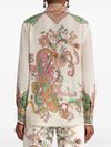 etro - Shirt with multicolored paisley print - 2