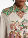 etro - Shirt with multicolored paisley print - 3