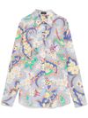 etro - Camicia paisley multicolore blu