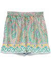 etro - Shorts estivi con stampa paisley multicolore